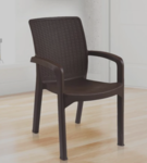 Offer : Buy Luxury Plastic Chair in Brown Colour by Italica Furniture at Rs.1,448