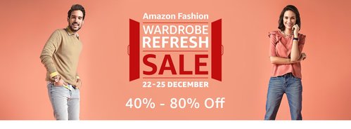 Wardrobe refresh sale @amazon 