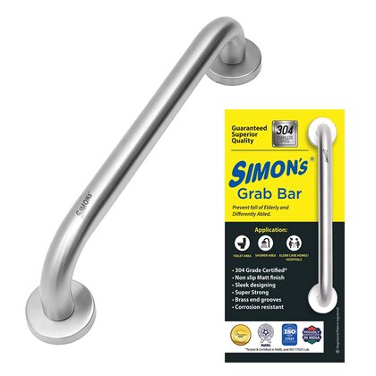 Stainless steel shower standing handle