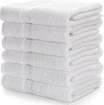 offer -buy Fresh From Loom Set of 6 Face Towel White
