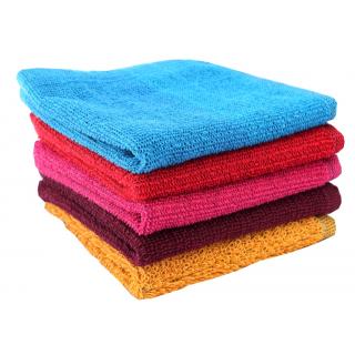 Home Berry 450 GSM Multicolour Face Towels (26cmX26cm)(Pack of 5)