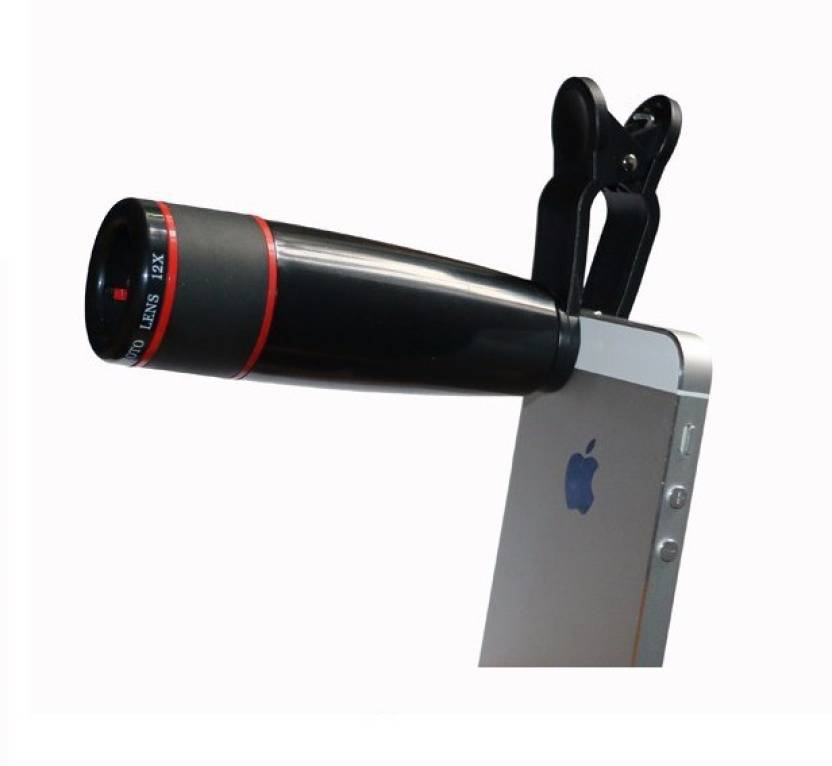 Mobile zoom camera lens with Adjustable Clip