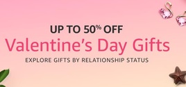 Upto 50% off on Valentine day Gifts