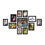 Solimo Collage Photo Frames (Set of 11, Wall Hanging)