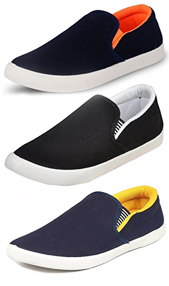 Combo Pack Of 3 Loafers For Men