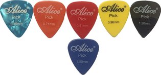 Alice 6-Piece Guitar Pick Set