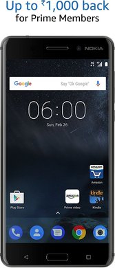 Best deal on  Nokia 6 (Matte Black, 32GB)