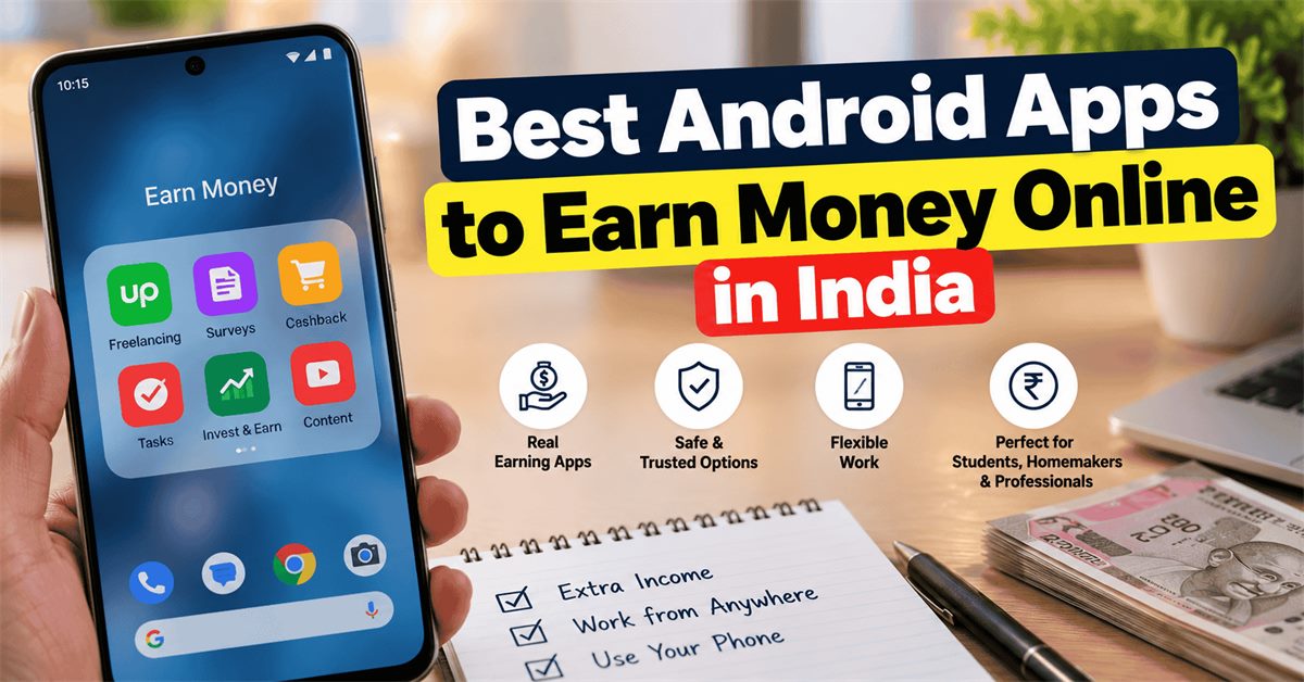 Best Android Apps to Earn Money Online in India