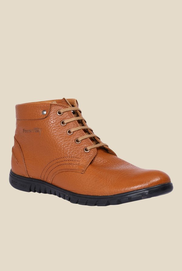 Red Chief Elephant Tan Derby Boots