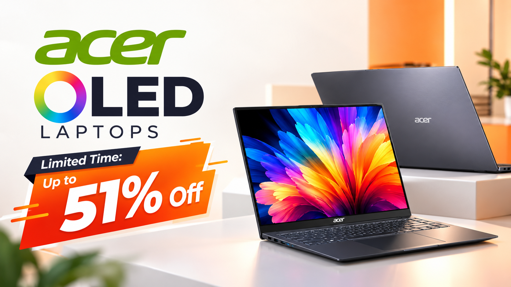 Limited Time: Up to 51% Off Acer OLED Laptops!