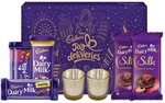 Cadbury Assorted Chocolates Diwali Gift Pack- With Glass Diyas Inside 