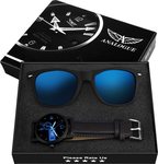 Buy Blue Wayfarer Combo Black Watch - For Men