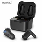 hot offer on crossbeats air true wireless bluetooth earphones  with mic and portable charging dock