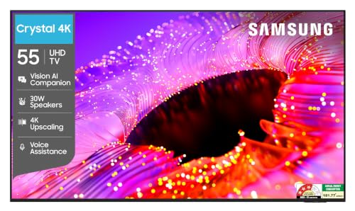 Samsung 55 inch (138cm) Crystal UHD 4K Vision AI 2026 Smart TV