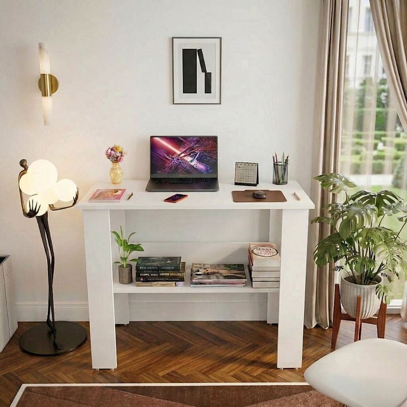 Spyder Home Decore Portable Workstation Computer Desk with Storage, For Office, Home - Flat 79% Off