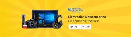 grand gadget days sale upto 80% off on electronics