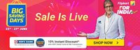 sale is live : flipkart big saving days discount upto 80% off