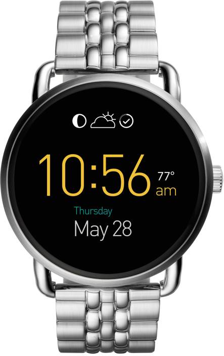 Flat Rs.10,000 off on Fossil Q Wander Silver Smartwatch  