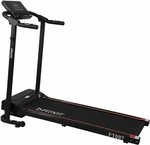 Hotest Deal : FITKIT  Steel Treadmill Motorized black 68% off