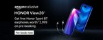 pre-book new honor view 20  get honor am61 sport bluetooth earphones free