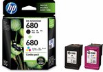 Buy HP X4E78AA 680 Combo-Pack Black & Tri-Color Ink Cartridges
