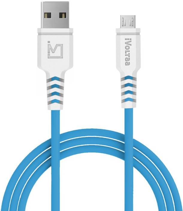 Rs.99 deal : buy iVoltaa iVPC-IM-blu1 Sync & Charge Cable