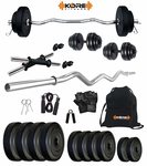 Home Gym and Fitness Kit 20kg Combo 3 Leather at 67% off