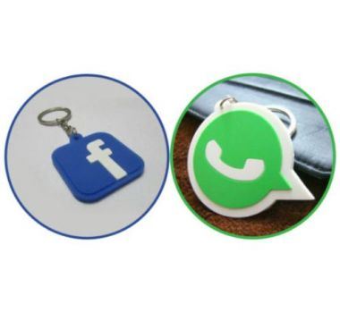 FB-WhatsApp Design Keychain