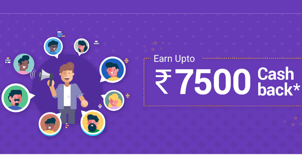 Earn Upto Rs.7500 cashback on PhonePe by Inviting Your Friends