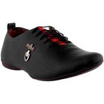offer : buy ramzy men's black lace-up outdoors at rs.399