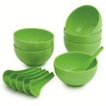 Flat 89% off on Soup Bowl Set of 12pcs (6 Bowls 6 Soup spoons)