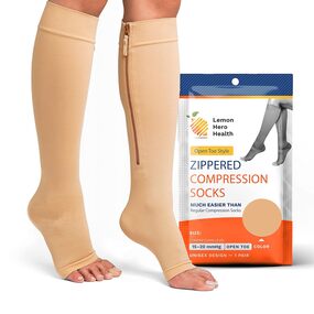 compression socks with zippers