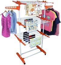 Indigo Stainless Steel, Plastic Floor Cloth Dryer Stand