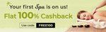 Get 100% cashback on All Spa & Salon