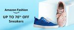 Upto 70% off on Sneakers (Amazon fashion)