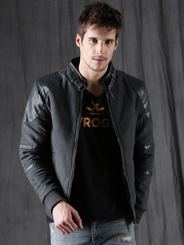 WROGN Men Navy Solid Jacket