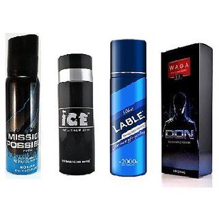 Fantastic Fragrance Combo Mission Possible +Lable + Ice + Perfume