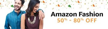 Amazon fashion 50%-80% Off