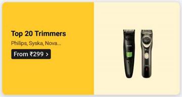 Top 20 Trimmers from Nova,Philips,Syska