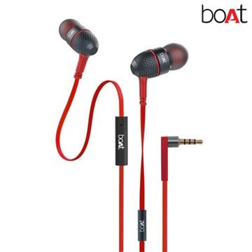 boAt Bass Heads 225 In-Ear Bass Headphones with One Button Mic