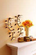 Set of 2 Hosley Wall sconces Candle Holders and bonus Tealight Candles