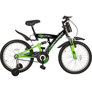 Hero SS Sprint Elite Steel Single Speed Cycle, Kids (Green)