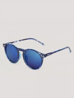 PATAAKA Printed Frame Round Sunglasses