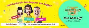 Acche Din sale min 66% off on products