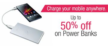 Up to 50% off on Power-Banks