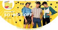 Jabong - Never Enough Sale Minimum 50%- 80% off
