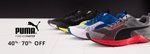 Puma  shoes 40%-70% off discount buy now