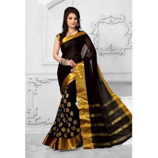 Bhuwal Fashion Cotton Silk Embroidered Saree