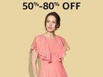 Get upto 80% off on Women's Clothing,Deals on women's clothing