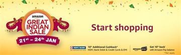 Amazon Great Indian Sale 21st-24th jan